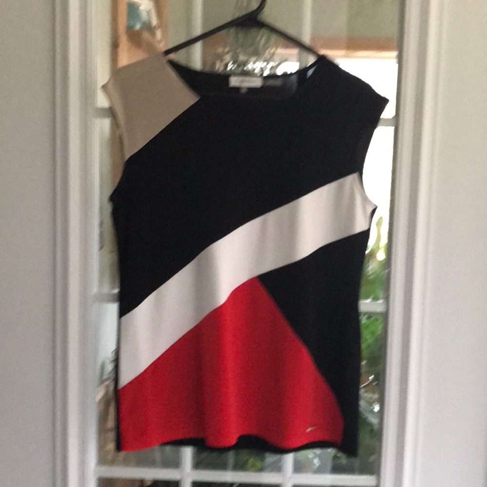 Calvin Klein multicolored geometric shell